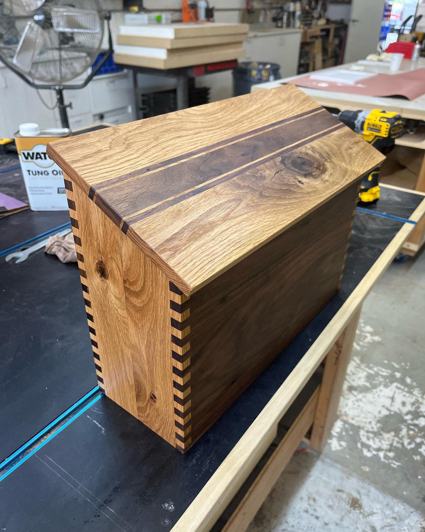 Featured image for “New Mailbox! Black Walnut and Rustic White Oak”